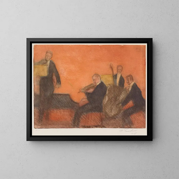 Música - Magnus Enckell — cuadro enmarcado en la pared