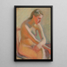 Nude - Magnus Enckell — framed artwork on a wall