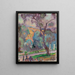 View of the park from San Remo - Magnus Enckell — framed artwork on a wall