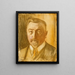 Retrato del chambelán Hjalmar Linder - Magnus Enckell — cuadro enmarcado en la pared
