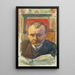 Retrato de Edvard Richter - Magnus Enckell — cuadro enmarcado en la pared