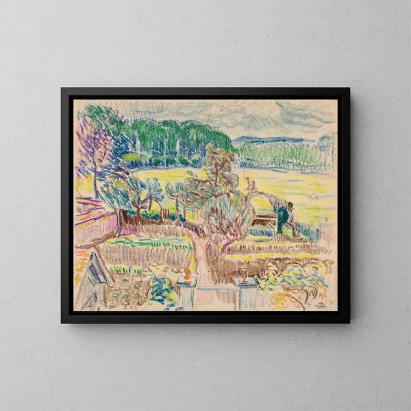 Jardín - Magnus Enckell — cuadro enmarcado en la pared