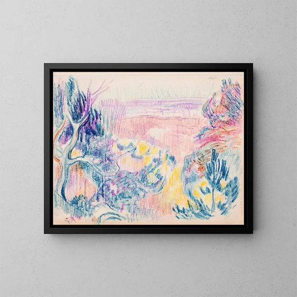 Paisaje de Ranta - Magnus Enckell — cuadro enmarcado en la pared