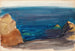 Landscape seascape painting, sketch - Magnus Enckell — artwork view