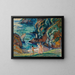 Rivage rocheux au soleil à Portofino - Magnus Enckell — cuadro enmarcado en la pared