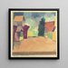 Casa de campo cerca de Friburgo - Paul Klee — cuadro enmarcado en la pared
