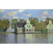Reproduction of the painting Houses by the Zaan River - Claude Monet