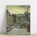 Reproducción del cuadro Casas vistas desde atrás - Vincent van Gogh