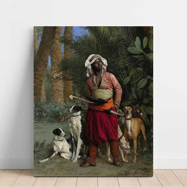 Reproduction of the painting Master of Dogs - Jean-Léon Gérôme