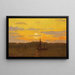 Sunset - Manfred Lindemann-Frommel — framed artwork on a wall