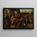 L'Adoración de los Reyes Magos - Manera de Bonifazio Veronese — cuadro enmarcado en la pared