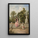 Playing in the Park - Manuel Cabral Aguado Bejarano — framed artwork on a wall