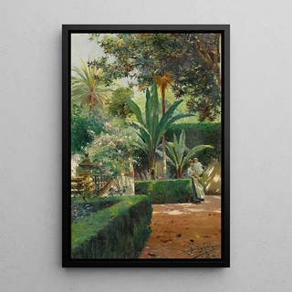 Manuel Garca y Rodrguez - A Garden In Seville.webp