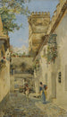 A Seville Alley - Manuel García y Rodríguez — artwork view