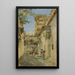 A Seville Alley - Manuel García y Rodríguez — framed artwork on a wall