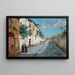 Calle en Granada - Manuel García y Rodríguez — cuadro enmarcado en la pared