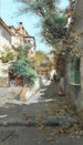 Escena callejera en Granada - Manuel García y Rodríguez — vista de la obra