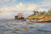 Día soleado en la Volga - Manuil Khristoforovich Aladzhalov — vista de la obra
