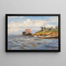 Día soleado en la Volga - Manuil Khristoforovich Aladzhalov — cuadro enmarcado en la pared