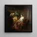 Marc Antoine mortalmente herido con Cleopatra - Louis Moritz — cuadro enmarcado en la pared