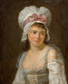 Retrato de una mujer con un pañuelo blanco - Marc Antoine Bilcocq — vista de la obra