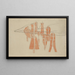 Cemetery of Uniforms and Books No. 2 The Bachelors and Nine Malic Molds - Marcel Duchamp — framed artwork on a wall