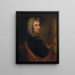 Self-portrait - Marcellus Laroon l'Ancien — framed artwork on a wall