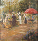 Mercado de flores - Ekaterina Sergeevna ZarudnajaKavos — vista de la obra
