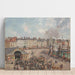 Reproduction of the painting Fish Market Painting - Camille Pissarro