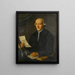Retrato de Scipione Baldassini - Escuela de las Marchas — cuadro enmarcado en la pared