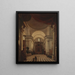 Interior de la iglesia Santa Cruz en Varsovia - Marcin Zaleski — cuadro enmarcado en la pared