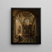 la Capilla literaria de la catedral de San Juan de Varsovia - Marcin Zaleski — cuadro enmarcado en la pared