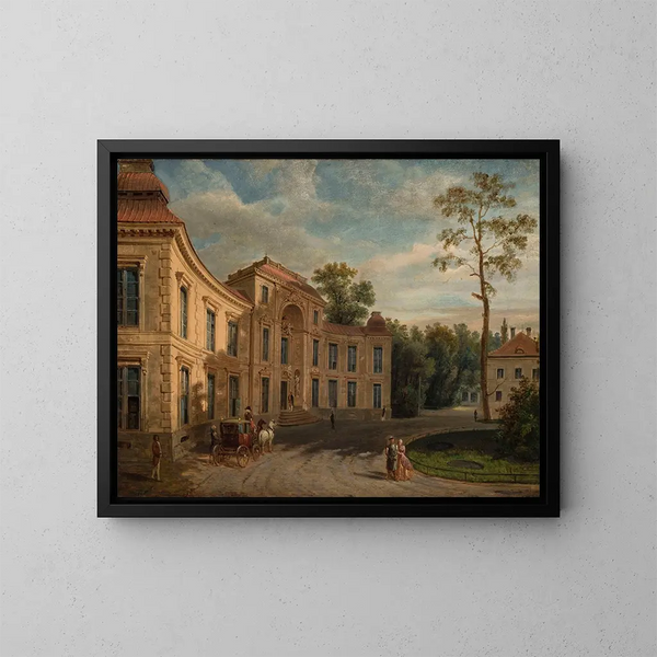 Palacio Mylewicki en Łazienki - Marcin Zaleski — cuadro enmarcado en la pared