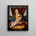Virgin and Child Painting - Marco d'Oggiono — framed artwork on a wall
