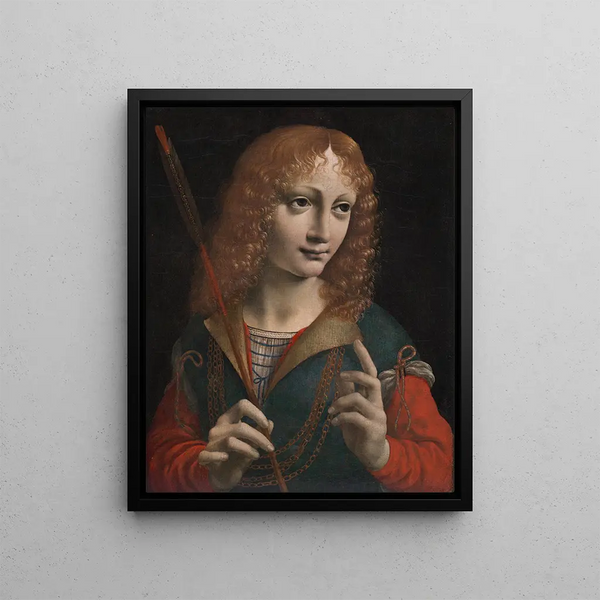 Marco d Oggiono - Portrait of a Youth as Saint Sebastian.webp