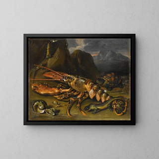 Marco de Caro - Still Life With Lobster Lizards And Turtle.webp