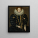 Una mujer llamada Lady Elizabeth Knightley - Marcus Gheeraerts el Joven — cuadro enmarcado en la pared