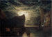 Fjord noruego a la luz de la luna - Marcus Larson — vista de la obra