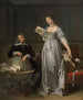 a young woman reading a letter from her husband - Marguerite Gérard — artwork view