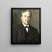 Retrato de Auguste Allebé 1838-1927 - Maria Alexandrina Reuss — cuadro enmarcado en la pared