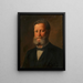 Retrato del Dr. Karl Lueger - Maria Beskiba — cuadro enmarcado en la pared
