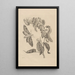 Dissertation on the generation and metamorphoses of insects from Suriname Pl03 - Maria Sibylla Merian — framed artwork on a wall
