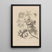 Dissertation on the generation and metamorphoses of insects from Suriname Pl13 - Maria Sibylla Merian — framed artwork on a wall