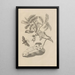 Dissertation on the generation and metamorphoses of insects from Suriname Pl14 - Maria Sibylla Merian — framed artwork on a wall