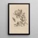 Dissertation sur la génération et les métamorphoses des insectes du Surinam Pl19 - Maria Sibylla Merian — framed artwork on a wall