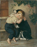 Niño con perro - Maria Theresia — vista de la obra