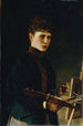 Self-portrait in the Studio - Maria Wunsch — artwork view