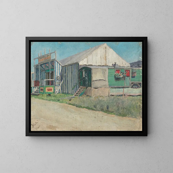 Puppet Theater - Maria Yakunchikova — framed artwork on a wall