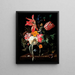 Flower Still Life - Maria van Oosterwijck — framed artwork on a wall