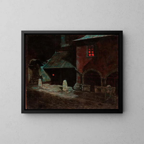 Iglesia de Santa María en Cracovia - Marian Wawrzeniecki — cuadro enmarcado en la pared